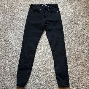 Good American Women's Black Skinny Jeans